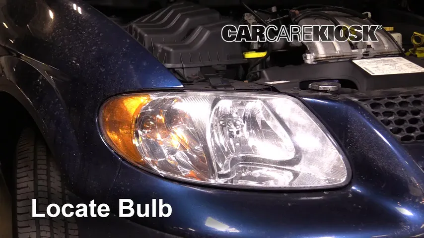 2001 Dodge Caravan SE 2.4L 4 Cyl. Lights Turn Signal - Front (replace bulb)